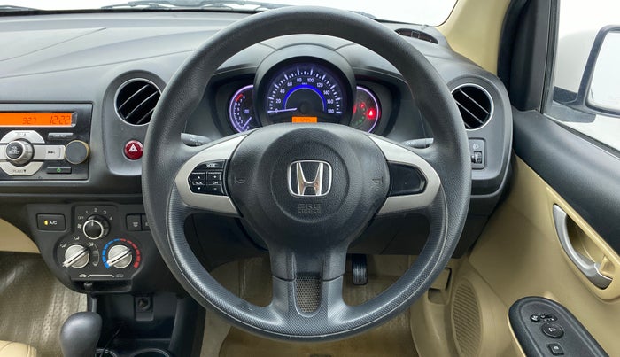 2015 Honda Brio VX AT, Petrol, Automatic, 17,295 km, Steering Wheel Close Up