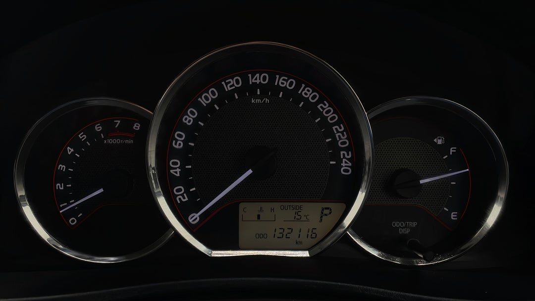 2015 Toyota Corolla Ascent Sport, Automatic, 132116 km, Odometer View