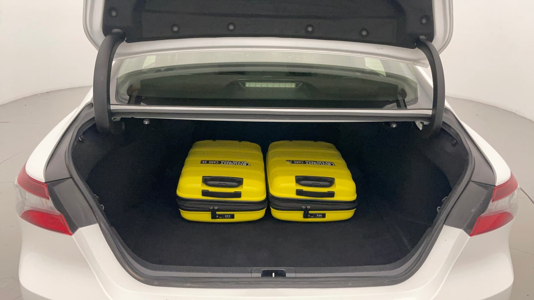 Boot Inside View with Luggage