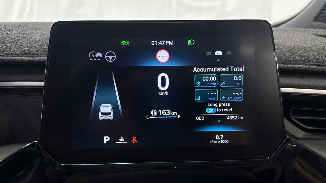2025 MG Mg3 Excite, Automatic, 4352 km, Odometer View