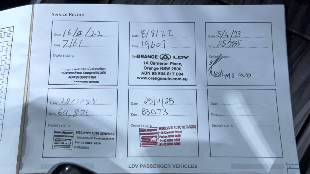 2021 LDV D90 Executive (4WD) D20, Automatic, 87549 km, Service History