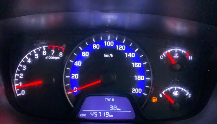 2017 Hyundai Xcent S 1.2, CNG, Manual, 45,779 km, Odometer Image
