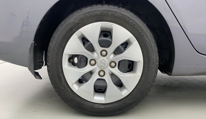 2017 Hyundai Xcent S 1.2, CNG, Manual, 45,779 km, Right Rear Wheel