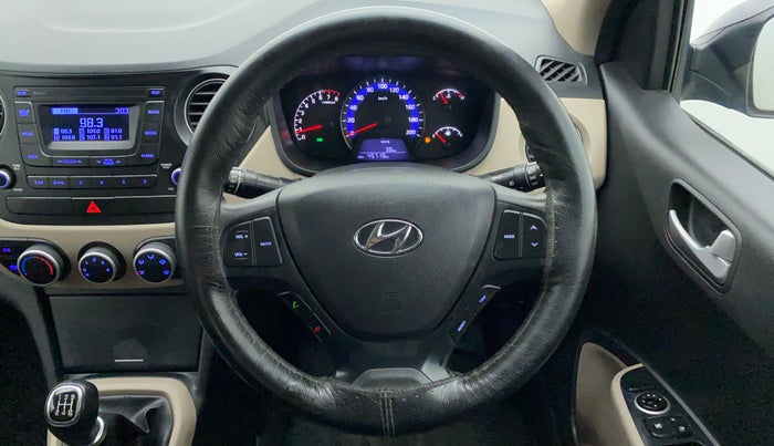 2017 Hyundai Xcent S 1.2, CNG, Manual, 45,779 km, Steering Wheel Close Up