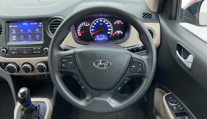2019 Hyundai Grand i10 SPORTZ AT 1.2 KAPPA VTVT, Petrol, Automatic, 99,758 km, Steering Wheel Close Up