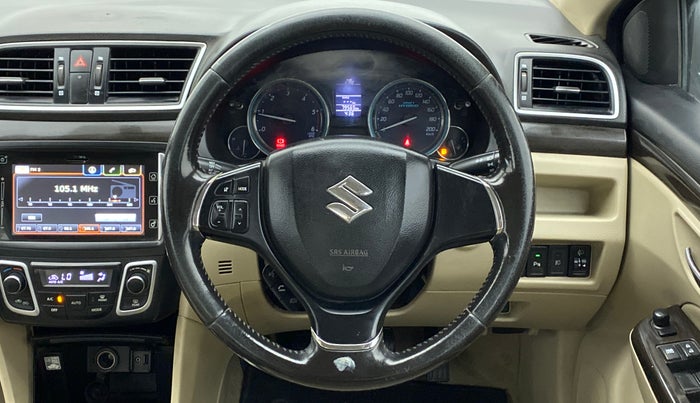 2017 Maruti Ciaz ALPHA DIESEL 1.3, Diesel, Manual, 79,719 km, Steering Wheel Close Up