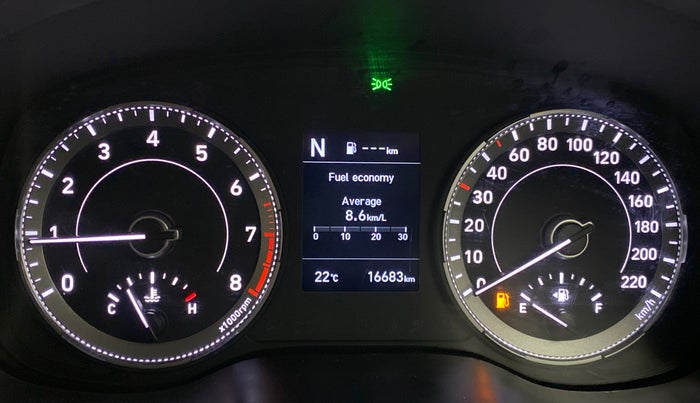2021 Hyundai VENUE SX 1.0 GDI IMT, Petrol, Manual, 16,722 km, Odometer Image
