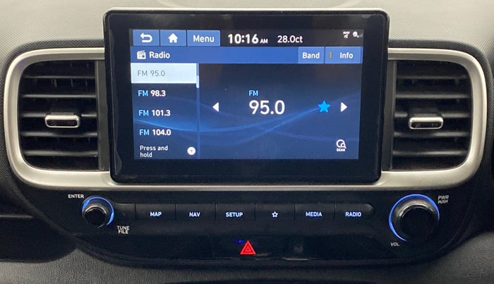 2019 Hyundai VENUE 1.0 TURBO GDI SX+ AT, Petrol, Automatic, 23,510 km, Infotainment System