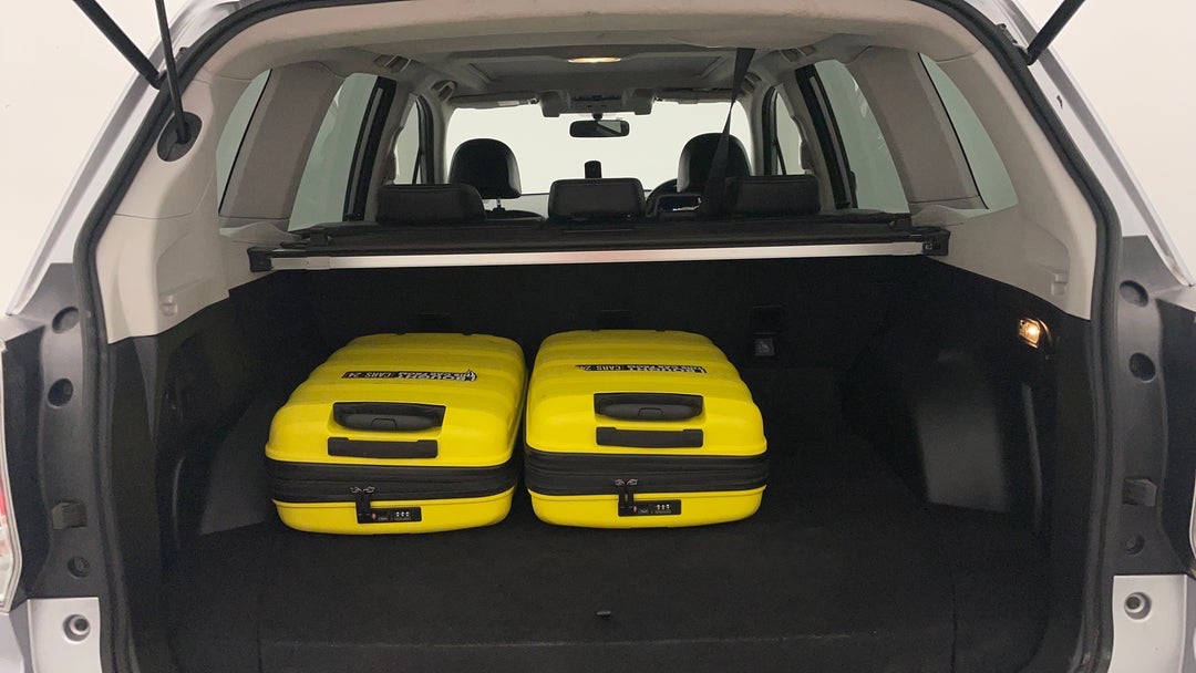 Boot Inside View with Luggage