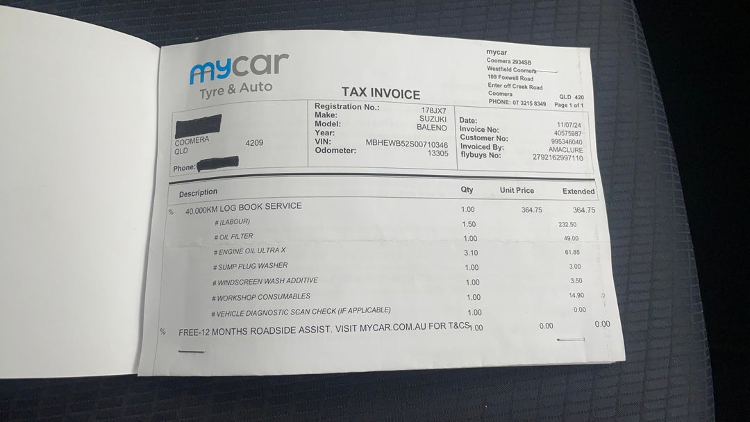 2021 Suzuki Baleno Gl, Manual, 18839 km, Service History