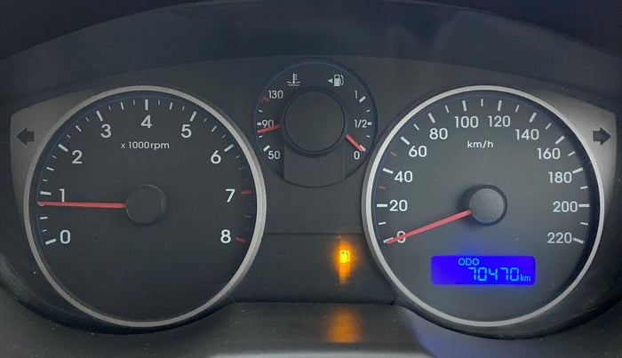 2012 Hyundai i20 MAGNA (O) 1.2, Petrol, Manual, 70,470 km, Odometer Image