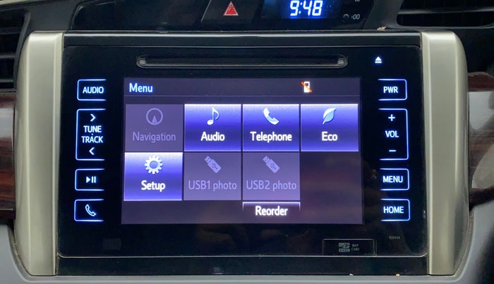 2018 Toyota Innova Crysta 2.4 VX 7 STR, Diesel, Manual, 47,723 km, Infotainment system - GPS Card not working/missing