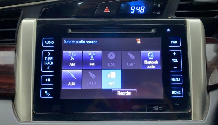 2018 Toyota Innova Crysta 2.4 VX 7 STR, Diesel, Manual, 47,723 km, Infotainment System