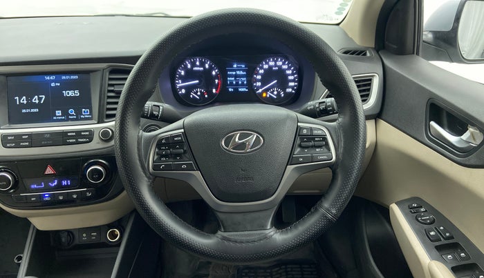 2019 Hyundai Verna 1.6 VTVT SX, Petrol, Manual, 14,283 km, Steering Wheel Close Up