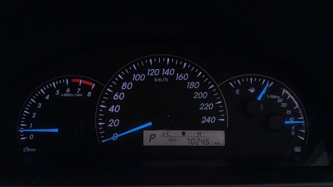 2016 Toyota Camry Altise, Automatic, 70245 km, Odometer View
