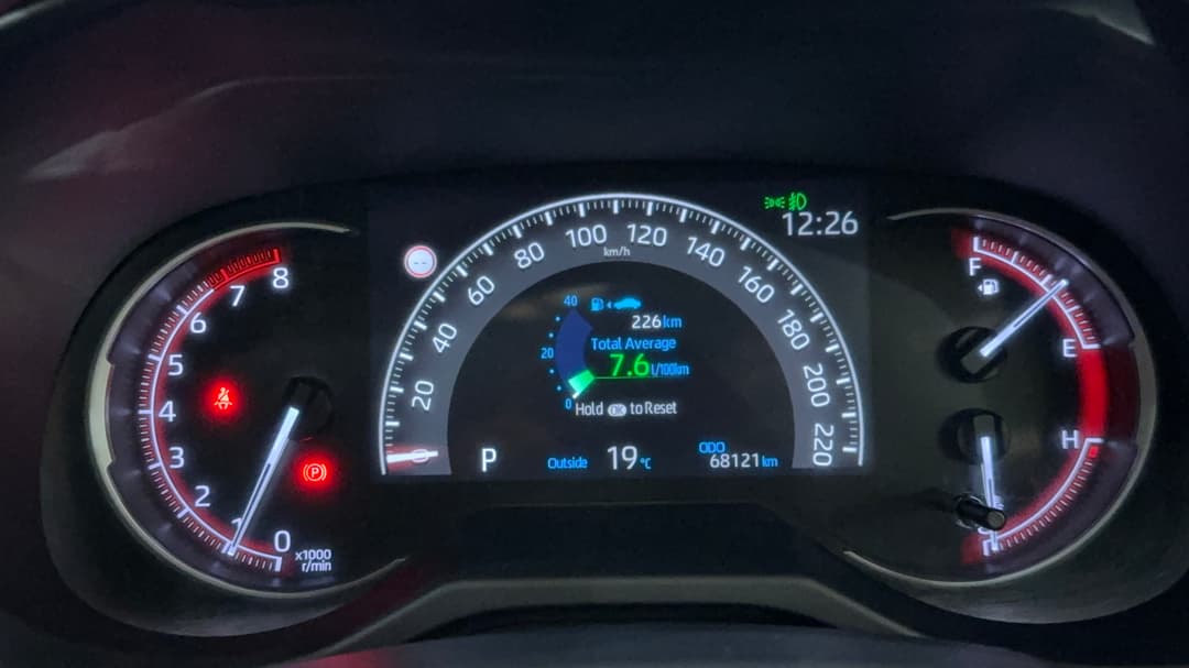 2021 Toyota RAV4 Cruiser (2WD), Automatic, 68121 km, Odometer View
