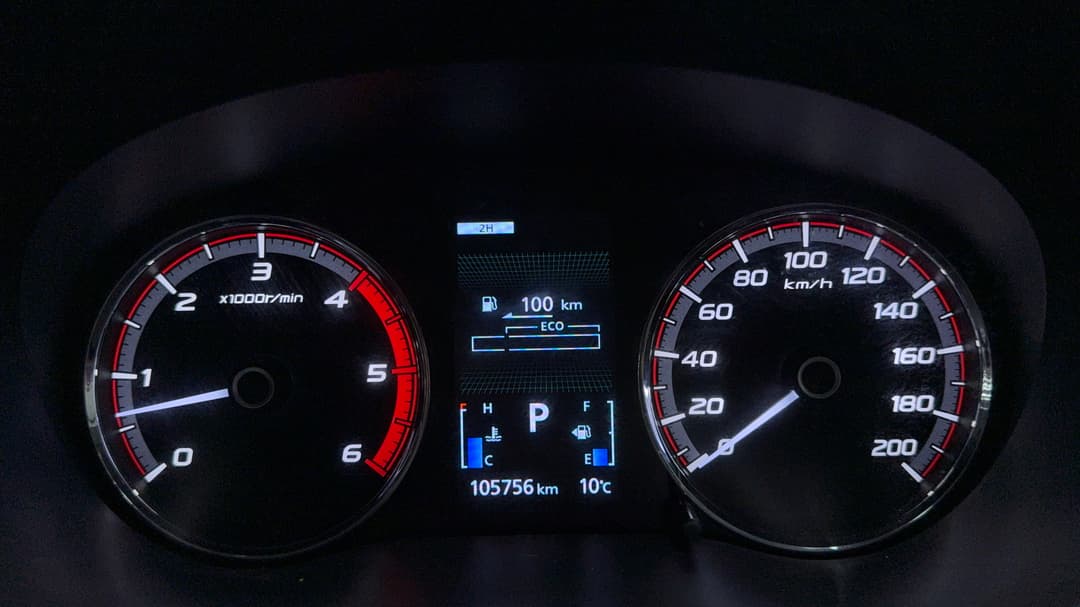 2019 Mitsubishi Triton Glx Plus (4x4), Automatic, 105756 km, Odometer View