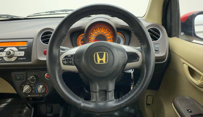 2012 Honda Brio S MT, CNG, Manual, 78,113 km, Steering Wheel Close Up