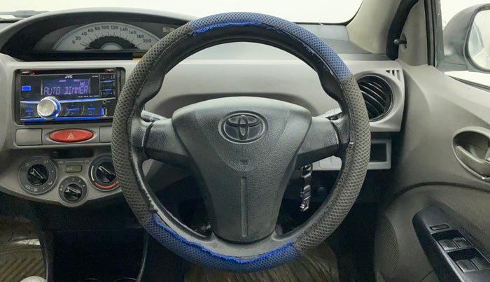 2011 Toyota Etios G, Petrol, Manual, 92,360 km, Steering Wheel Close Up