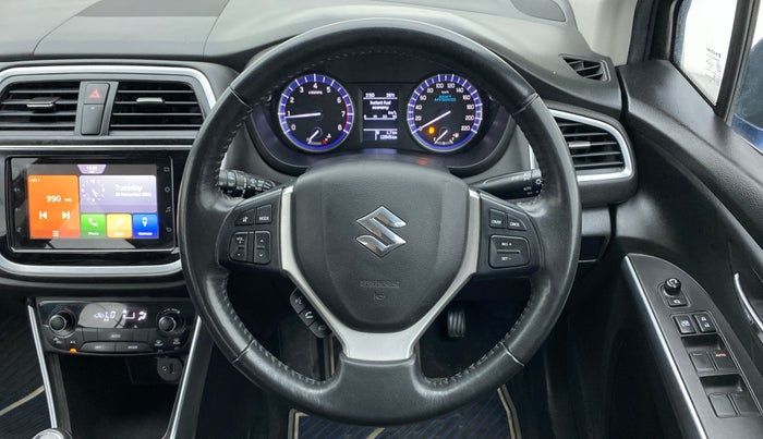 2020 Maruti S Cross ALPHA 1.5 SMART HYBRID, Petrol, Manual, 12,902 km, Steering Wheel Close Up