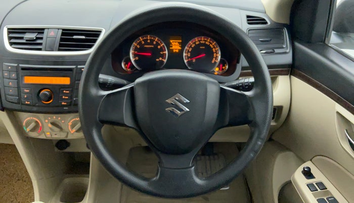 2013 Maruti Swift Dzire VXI, Petrol, Manual, 38,664 km, Steering Wheel Close Up