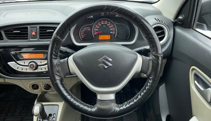 2016 Maruti Alto K10 VXI AMT P, Petrol, Automatic, 54,586 km, Steering Wheel Close Up