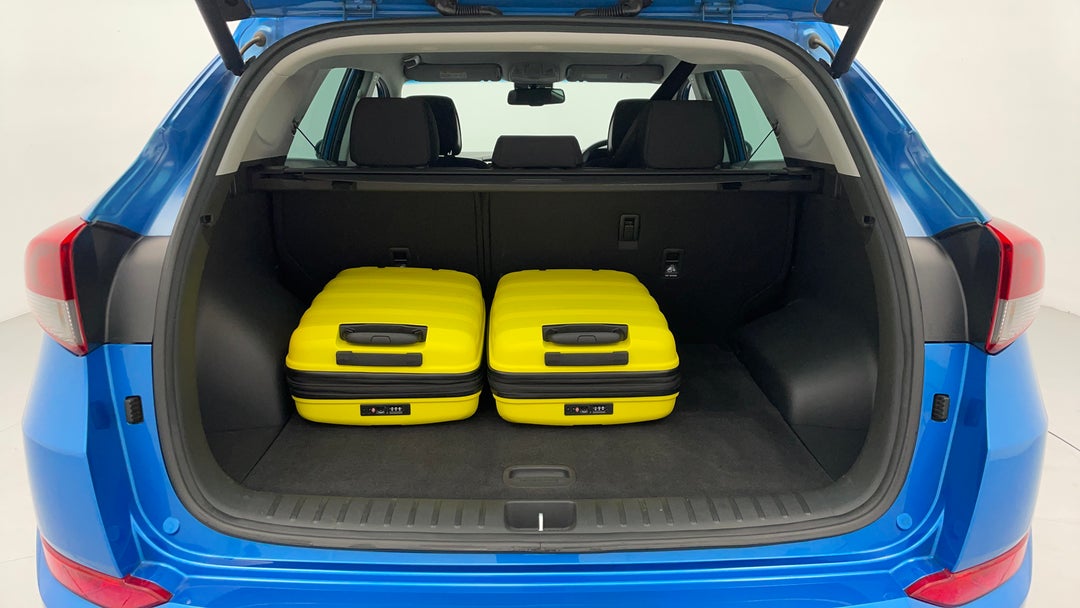 Boot Inside View with Luggage