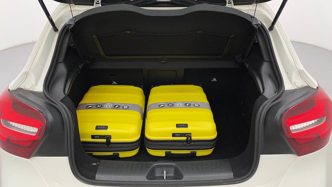 Boot Inside View with Luggage