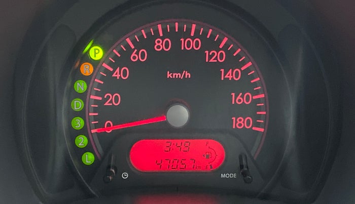 2012 Maruti A Star VXI ABS AT, Petrol, Automatic, 49,304 km, Odometer Image