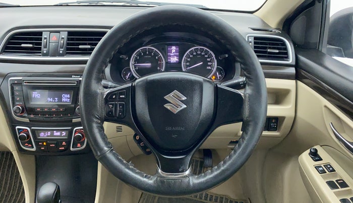 2018 Maruti Ciaz ZETA 1.4 VVT AMT, Petrol, Automatic, 79,404 km, Steering Wheel Close Up