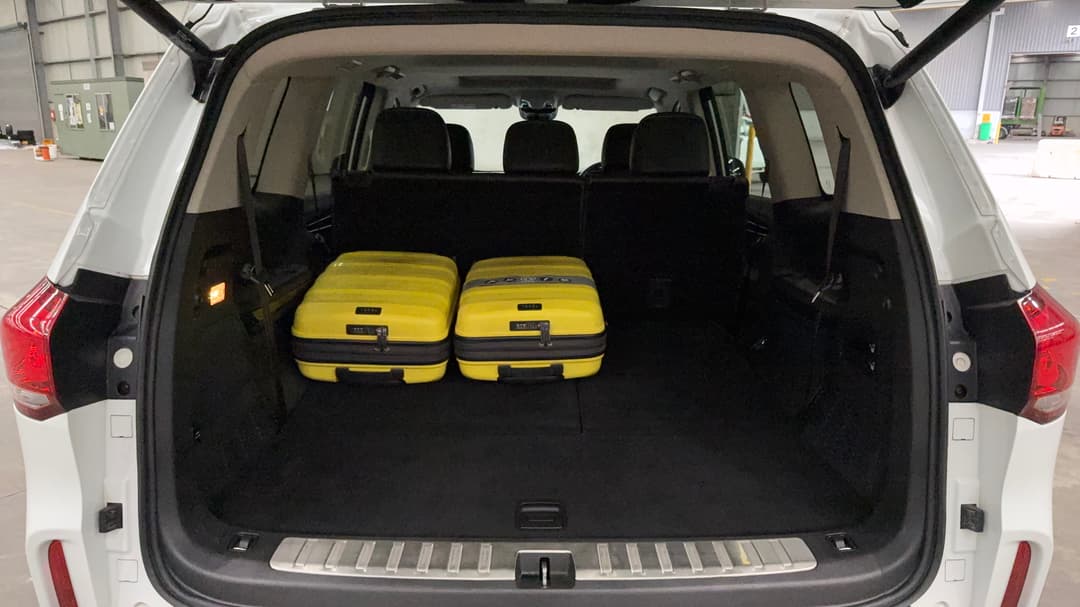 2021 LDV D90 Executive (4WD), Automatic, 83778 km, Boot Inside View with Luggage