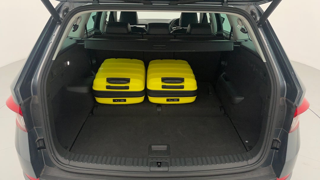 Boot Inside View with Luggage