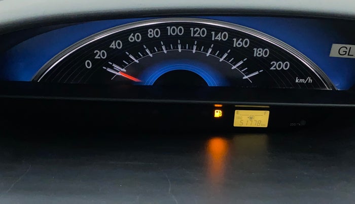 2013 Toyota Etios Liva G, Petrol, Manual, 51,778 km, Odometer Image