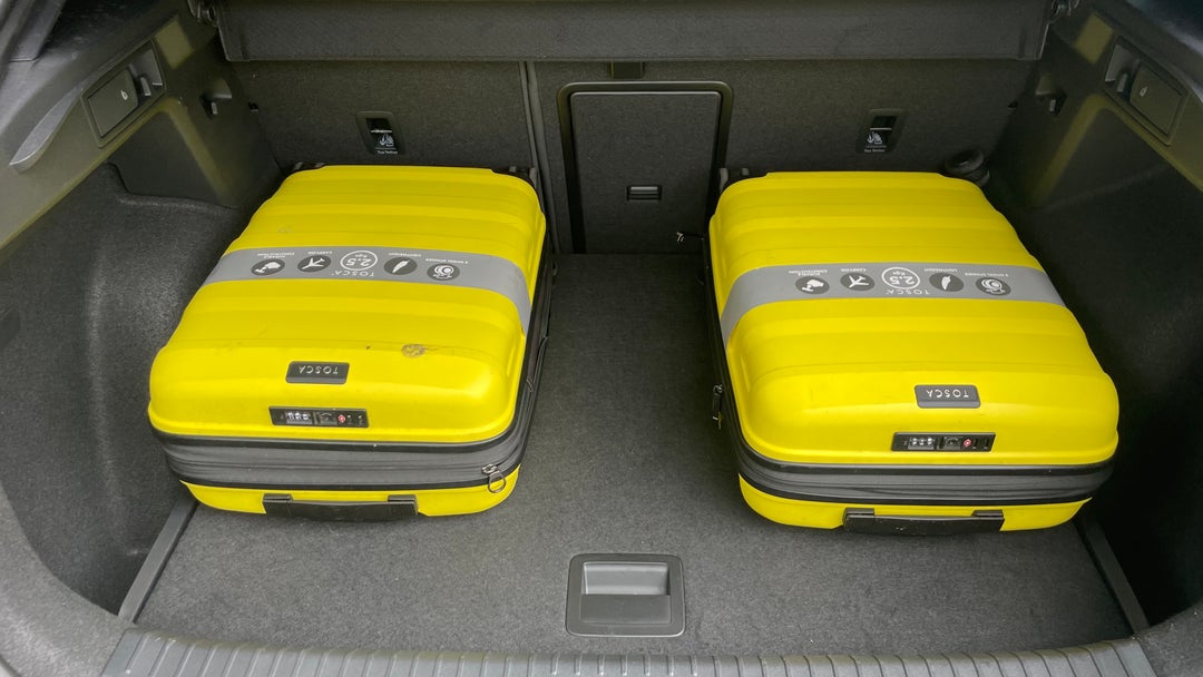 Boot Inside View with Luggage