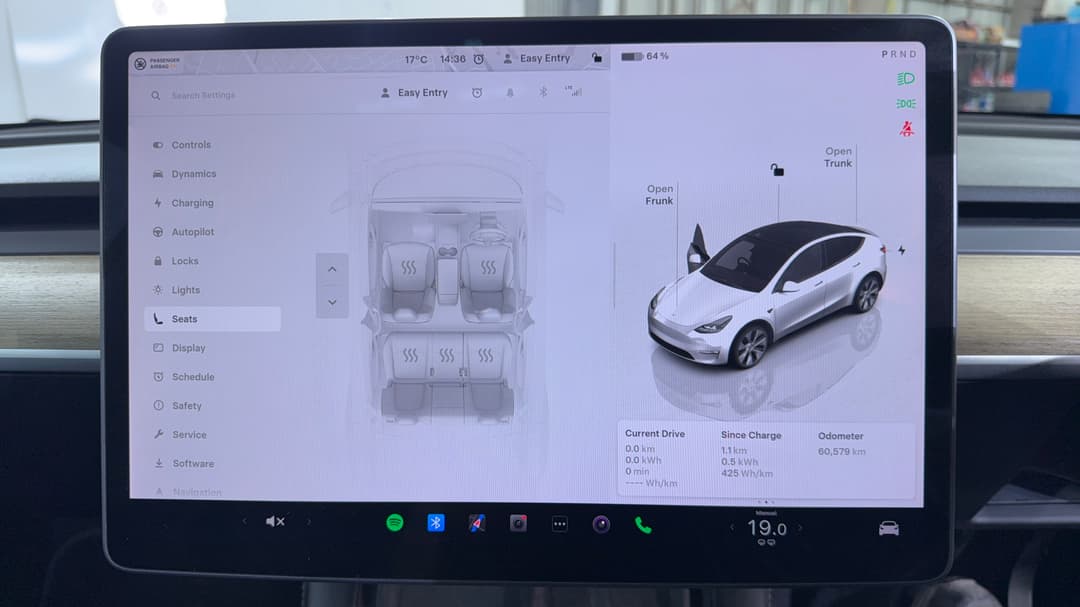 2023 Tesla Model Y Rear-wheel Drive, Automatic, 60579 km, Ventilated Seats