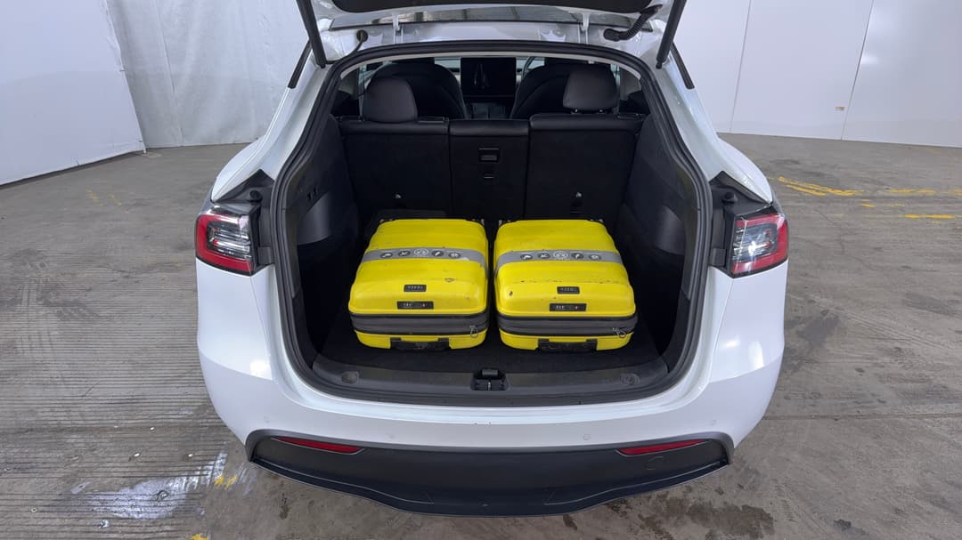 2023 Tesla Model Y Rear-wheel Drive, Automatic, 60579 km, Boot Inside View with Luggage