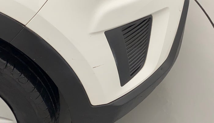 2017 Hyundai Creta E PLUS 1.6 PETROL, Petrol, Manual, 38,056 km, Front bumper - Minor scratches