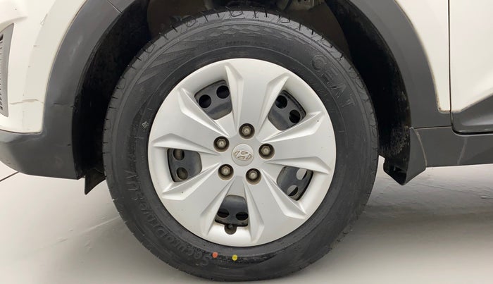 2017 Hyundai Creta E PLUS 1.6 PETROL, Petrol, Manual, 38,056 km, Left Front Wheel
