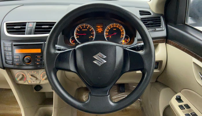 2014 Maruti Swift Dzire VXI 1.2 BS IV, Petrol, Manual, 40,981 km, Steering Wheel Close Up