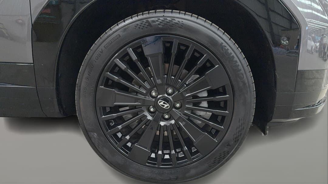 2025 Hyundai Santa Fe Calligraphy Hev (7 Seat) (blk), Automatic, 12270 km, Right Front Wheel