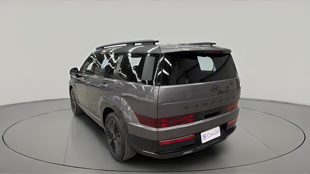 2025 Hyundai Santa Fe Calligraphy Hev (7 Seat) (blk), Automatic, 12270 km, Left Back Diagonal (45- Degree) View