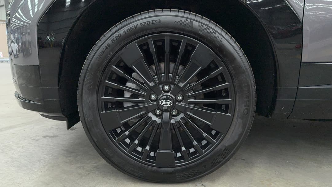 2025 Hyundai Santa Fe Calligraphy Hev (7 Seat) (blk), Automatic, 12270 km, Left Front Wheel