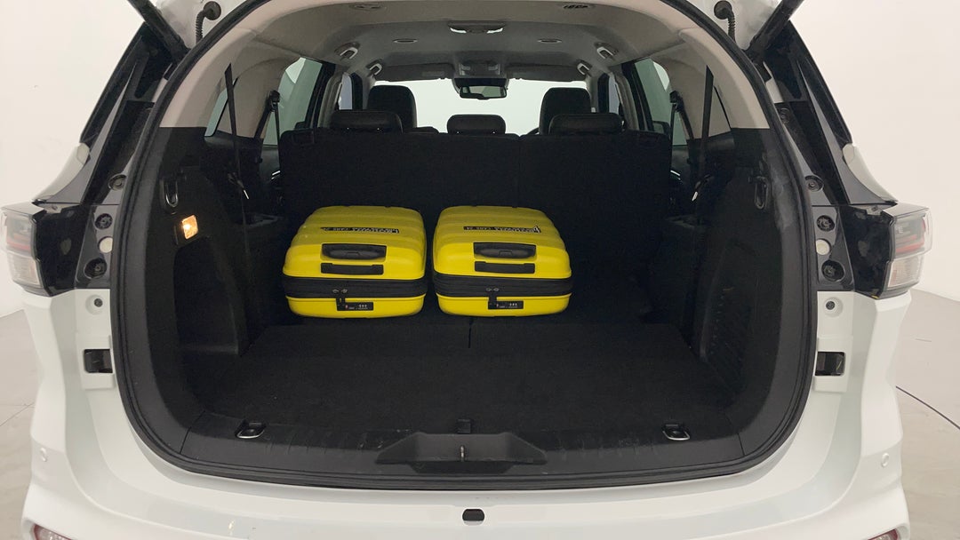 Boot Inside View with Luggage