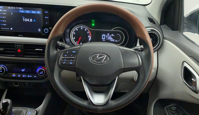 2021 Hyundai GRAND I10 NIOS ASTA AMT 1.2 KAPPA VTVT, Petrol, Automatic, 17,530 km, Steering Wheel Close Up