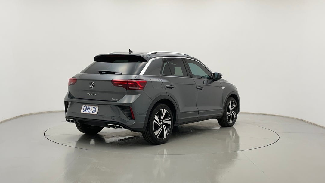 2022 Volkswagen T-roc 140tsi R-line (restricted Ftr), Automatic, 30130 km, Right Back Diagonal (45- Degree) View