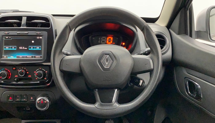 2019 Renault Kwid RXT 1.0 AMT (O), Petrol, Automatic, 18,651 km, Steering Wheel Close Up
