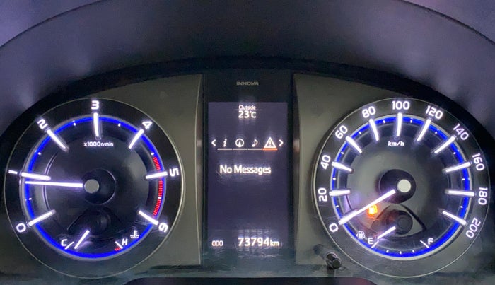 2018 Toyota Innova Crysta 2.4 VX 8 STR, Diesel, Manual, 73,793 km, Odometer Image