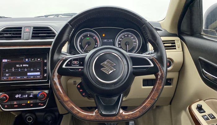 2019 Maruti Dzire ZDI Plus AMT, Diesel, Automatic, 80,665 km, Steering Wheel Close Up