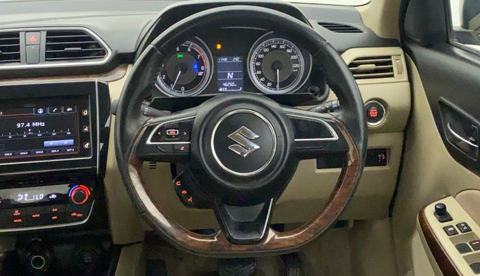 2017 Maruti Dzire ZXI PLUS AMT, Petrol, Automatic, 46,250 km, Steering Wheel Close Up