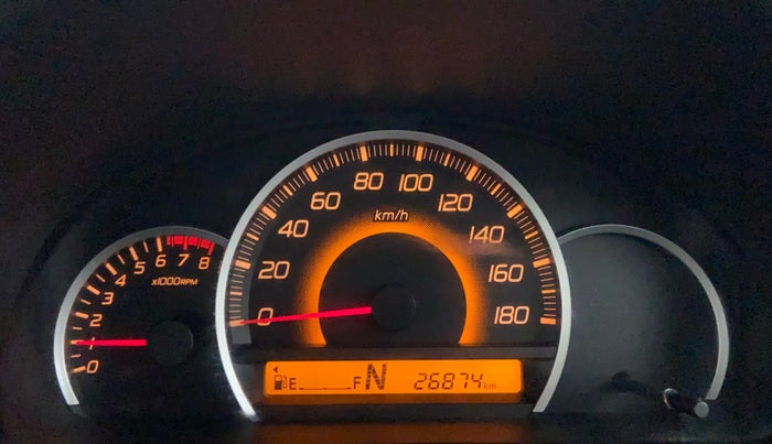 2015 Maruti Wagon R 1.0 VXI AMT, Petrol, Automatic, 26,941 km, Odometer Image
